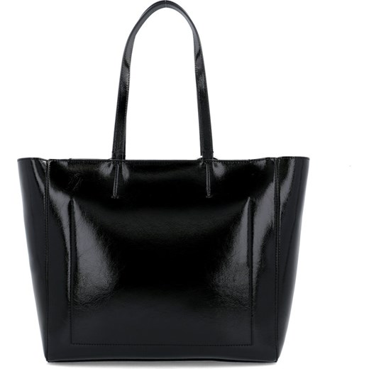 Shopper bag Calvin Klein bez dodatków na ramię elegancka mieszcząca a8 