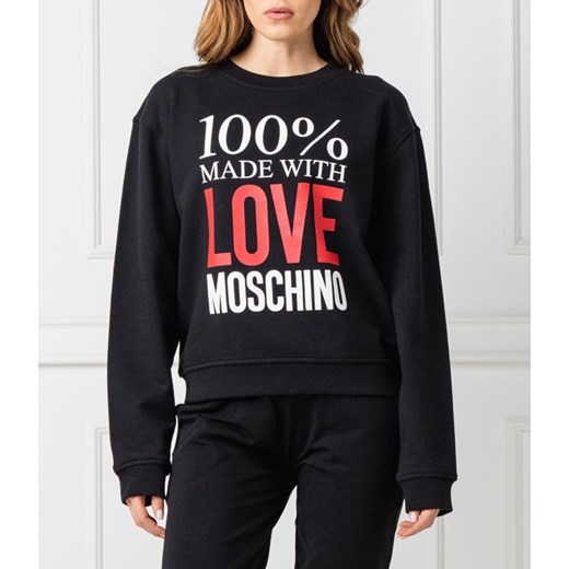 Bluza damska Love Moschino krótka młodzieżowa 