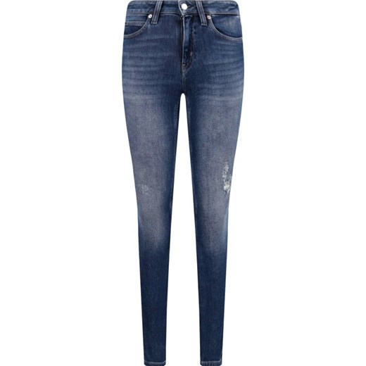 Calvin Klein jeansy damskie w miejskim stylu 