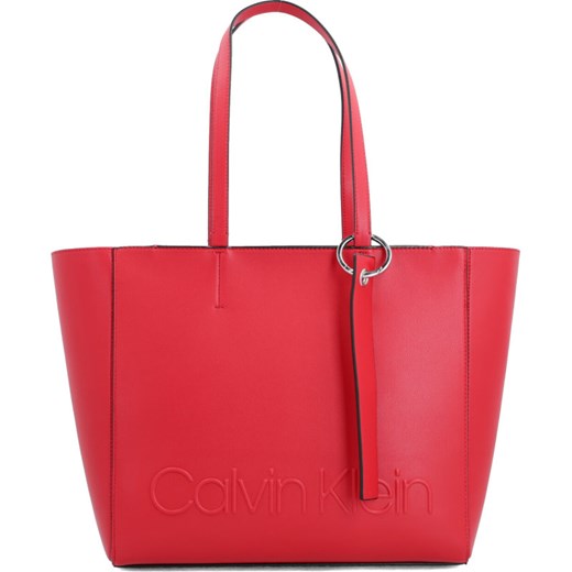 Calvin Klein shopper bag czerwona 