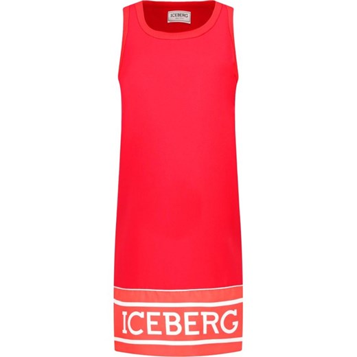 Sukienka Iceberg midi prosta bez rękawów 