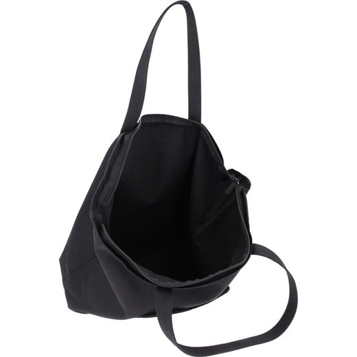 Love Moschino shopper bag czarna ze zdobieniami bez dodatków duża 