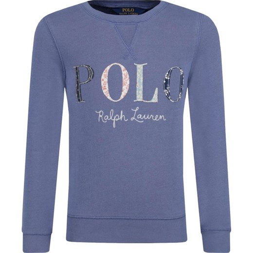 Bluza dziewczęca Polo Ralph Lauren niebieska 