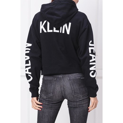 Bluza damska czarna Calvin Klein casual 