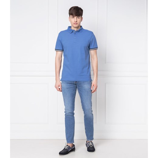 Joop! Jeans t-shirt męski niebieski z krótkimi rękawami 