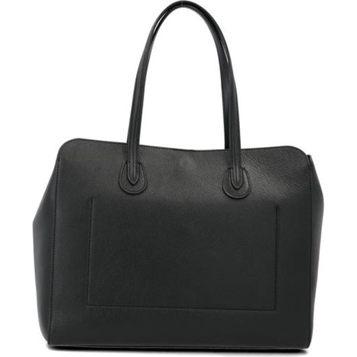 Shopper bag Coccinelle czarna duża bez dodatków matowa 