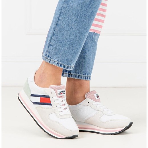 Buty sportowe damskie Tommy Jeans sznurowane gładkie 