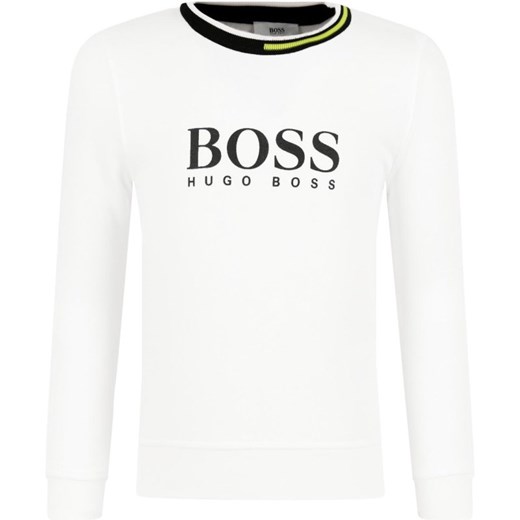 Biała bluza chłopięca Boss 