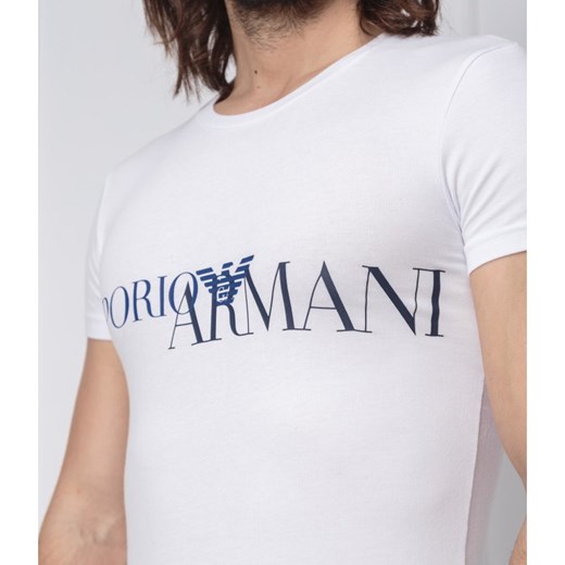 T-shirt męski Emporio Armani z napisami 