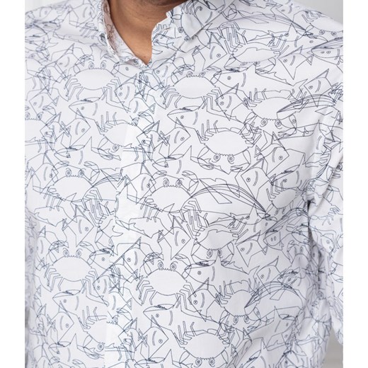 Koszula męska Armani młodzieżowa w abstrakcyjne wzory 