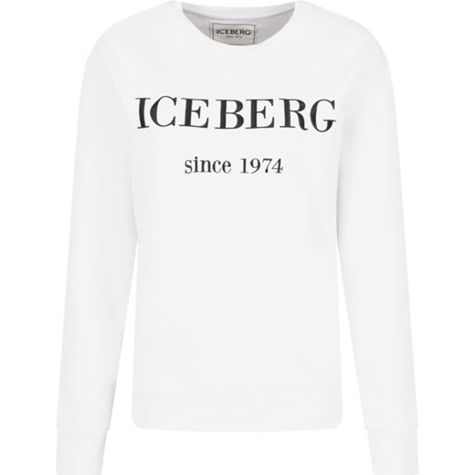 Bluza damska biała Iceberg wiosenna krótka 