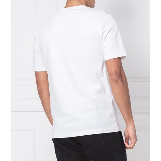 T-shirt męski Calvin Klein z krótkim rękawem biały młodzieżowy 