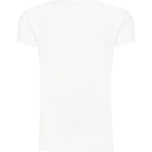 Biały t-shirt chłopięce Pepe Jeans z krótkim rękawem 