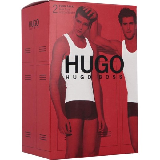 T-shirt męski Hugo Boss bez wzorów 
