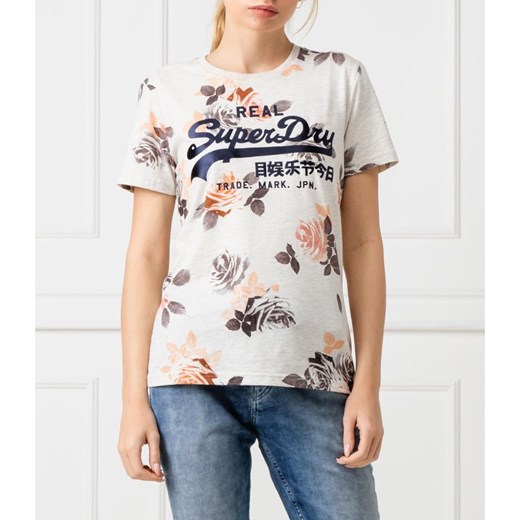 Superdry T-shirt PHOTO ROSE | Regular Fit Superdry  S Gomez Fashion Store