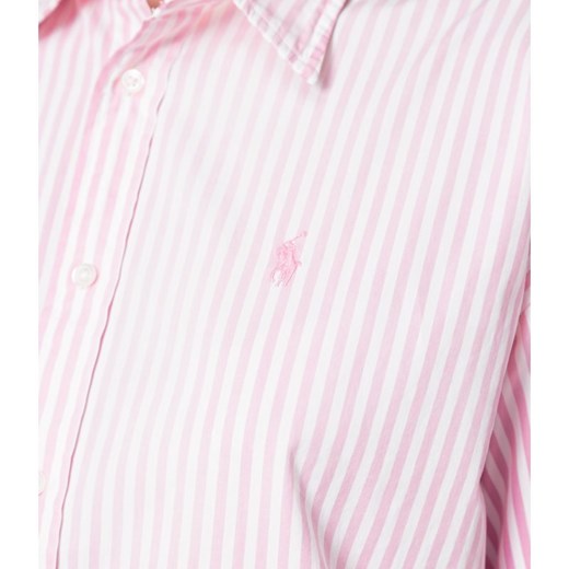 Koszula damska Polo Ralph Lauren różowa z długim rękawem 