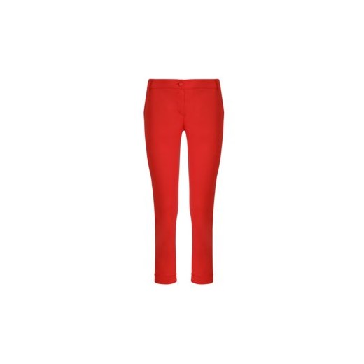 Spodnie damskie Patrizia Pepe czerwone wiosenne casualowe 