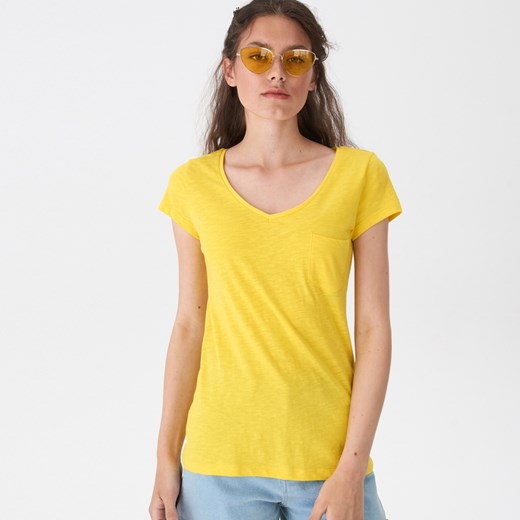 House - T-shirt basic - Żółty  House XL 