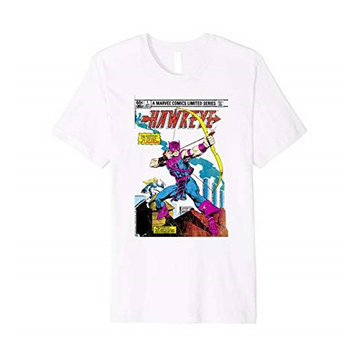 Marvel Hawkeye Classic Retro Comic Book Art Graphic T-Shirt