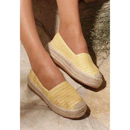 Żółte Espadryle Respective Renee  36 renee.pl