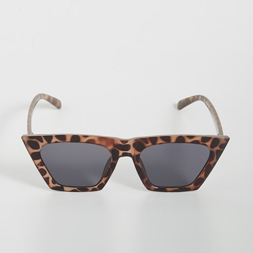 Sinsay - Kwadratowe okulary przeciwsłoneczne - Wielobarwn  Sinsay One Size 