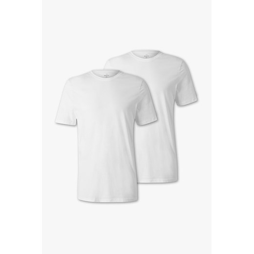 C&A T-shirt basic-biobawełna-2 szt., Czarny, Rozmiar: S
