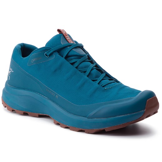 Buty trekkingowe męskie Arc'Teryx sportowe niebieskie z tworzywa sztucznego wiązane 