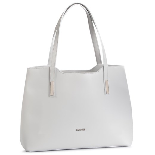 Shopper bag Lasocki na ramię bez dodatków duża elegancka matowa 