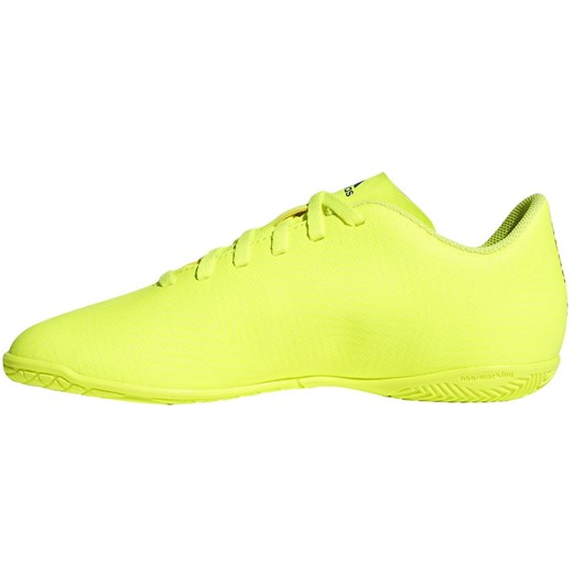 Buty piłkarskie adidas Nemeziz 18.4 IN JR żółto niebieskie CM8519  Adidas 36 2/3 SWEAT