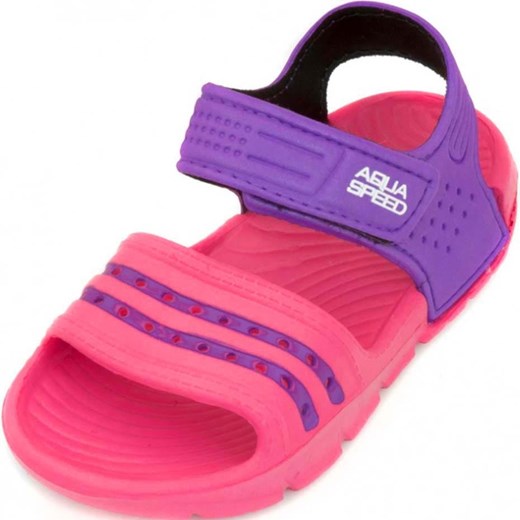 Klapki basenowe dla dzieci Aqua-speed Noli różowo fioletowe kol.39 Aqua-Speed  25 SWEAT