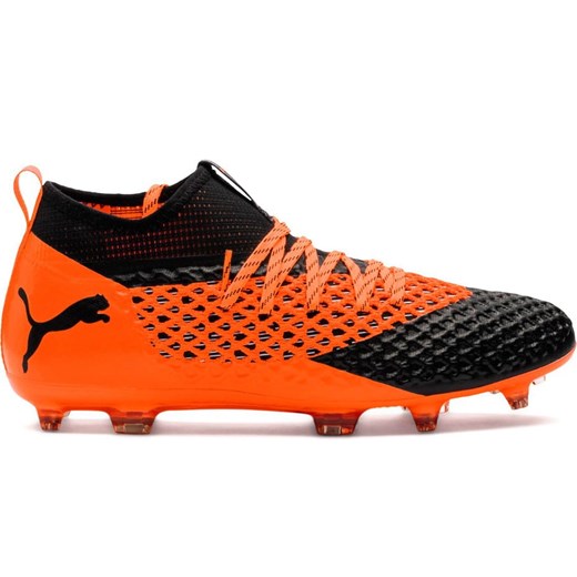 Buty sportowe męskie Puma pomarańczowe sznurowane 