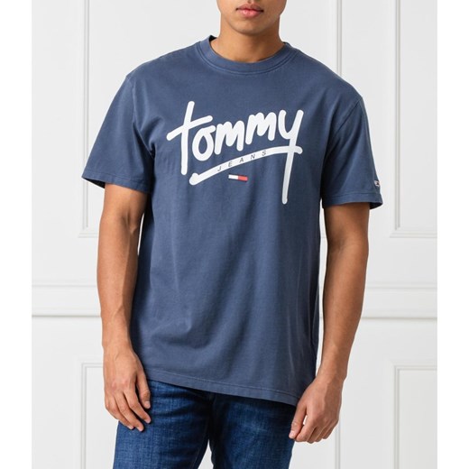 T-shirt męski Tommy Jeans młodzieżowy 