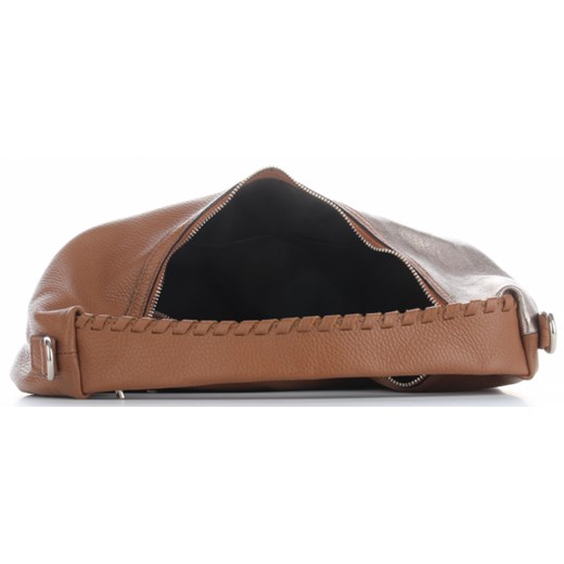 Włoskie Torebki Skórzane w rozmiarze XL w modne wzory Shopper do noszenia na co dzień Rude (kolory) Genuine Leather   promocyjna cena PaniTorbalska 