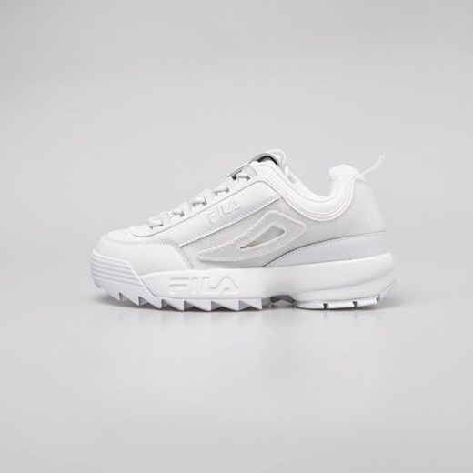 Sneakers buty damskie FILA Disruptor II Patches WMN white Fila US 9 promocja bludshop.com