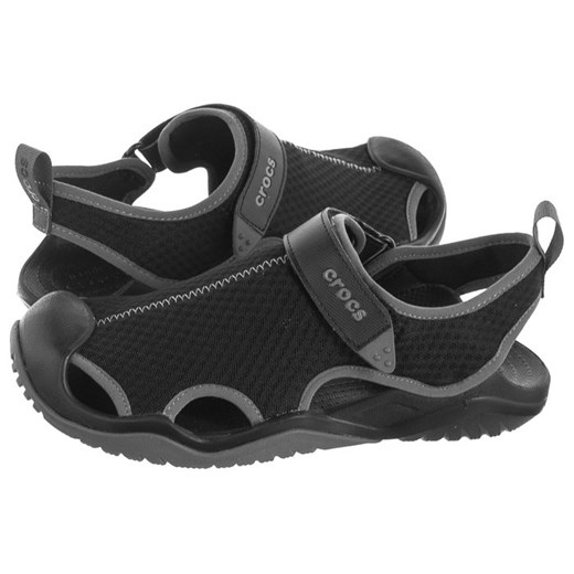 Sandały Crocs Swiftwater Mesh Deck Sandal Black 205289-001 (CR171-b)  Crocs 43/44 ButSklep.pl