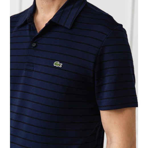 T-shirt męski Lacoste z krótkim rękawem w paski 