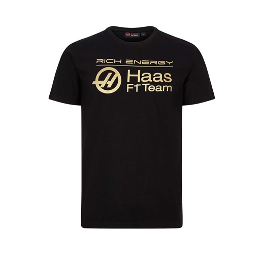 T-shirt męski Haas F1 Team bawełniany z krótkim rękawem 