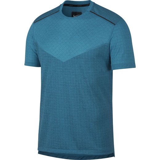 Koszulka sportowa Nike bez wzorów żakardowa 