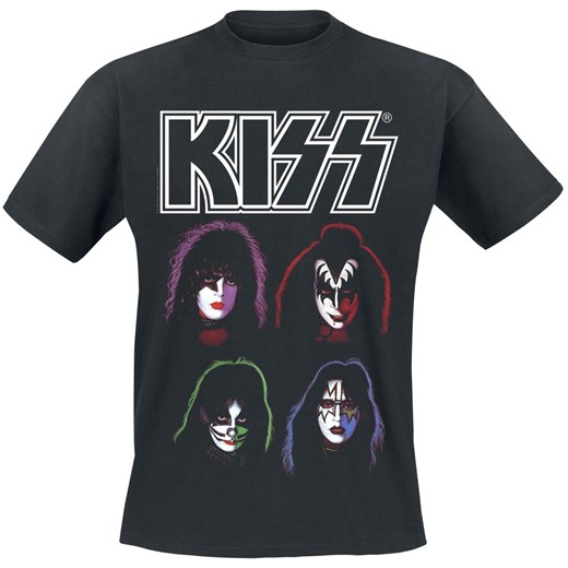 T-shirt męski Kiss bawełniany z krótkim rękawem 