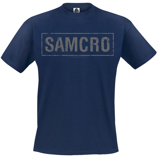 Sons Of Anarchy - Samcro - T-Shirt - granatowy