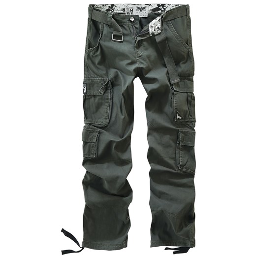 Spodnie męskie Black Premium By Emp zielone 