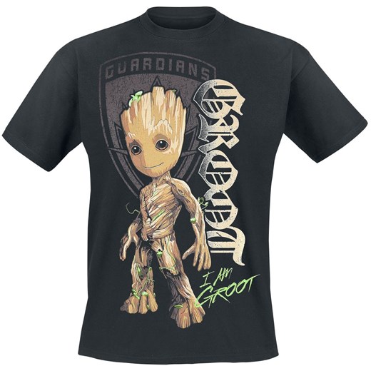 T-shirt męski Guardians Of The Galaxy w nadruki z krótkim rękawem 