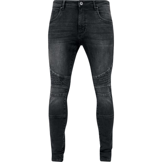 Urban Classics - Slim Fit Biker Jeans - Jeansy - czarny