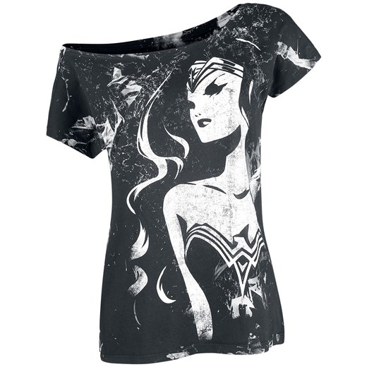 Justice League - Wonder Woman - T-Shirt - czarny