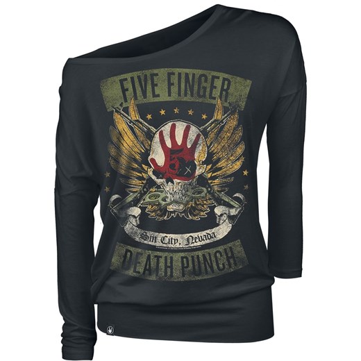 Five Finger Death Punch - Wicked - Longsleeve - czarny