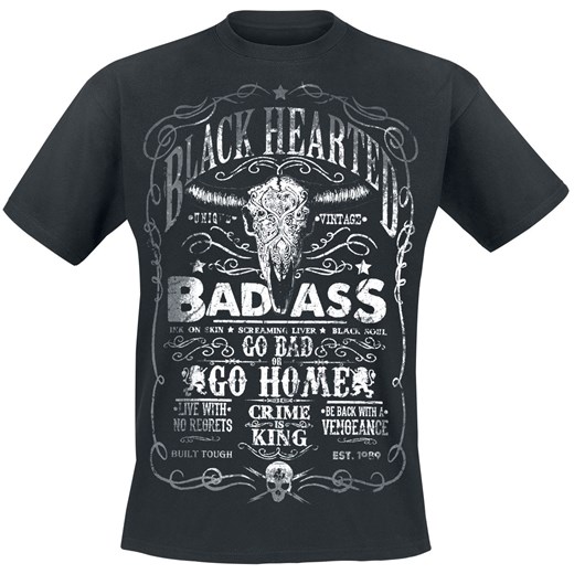 Jack&apos;s Inn 54 - Bad Ass - T-Shirt - Mężczyźni - czarny Jack`s Inn 54  XL EMP