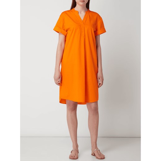 Emily Van Den Bergh sukienka pomarańczowy midi z elastanu 