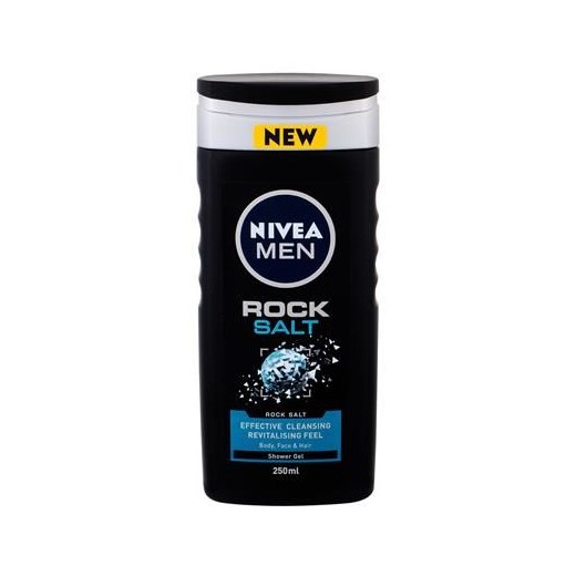 Nivea Men Rock Salt   Żel pod prysznic M 250 ml  Nivea  perfumeriawarszawa.pl