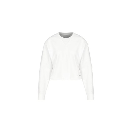 Bluza damska biała Calvin Klein krótka 