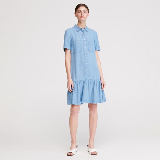 Reserved - Denimowa sukienka z Tencelu™ - Niebieski Reserved  42 
